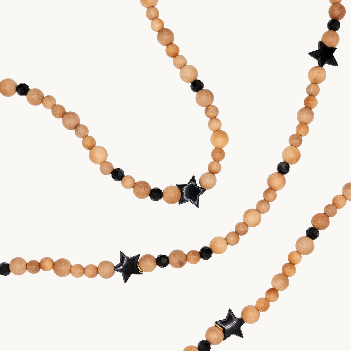 ARIELLE STAR STRAP - BLACK
