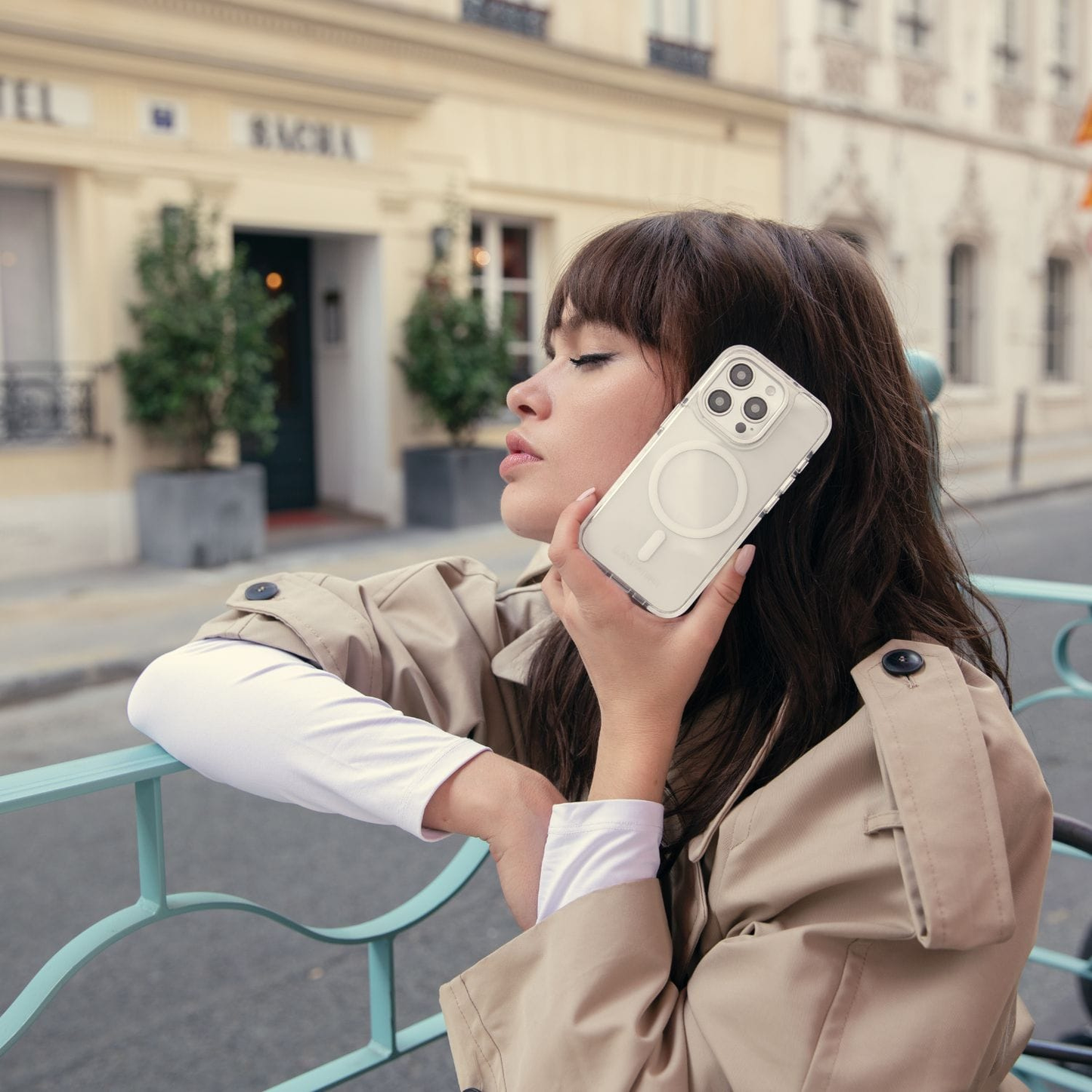 iPhone MagSafe shockproof case BEN – Transparent