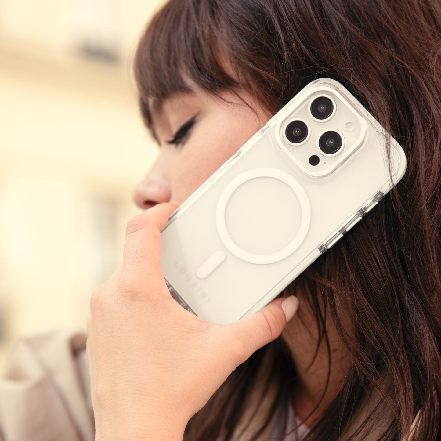 iPhone MagSafe shockproof case BEN – Transparent