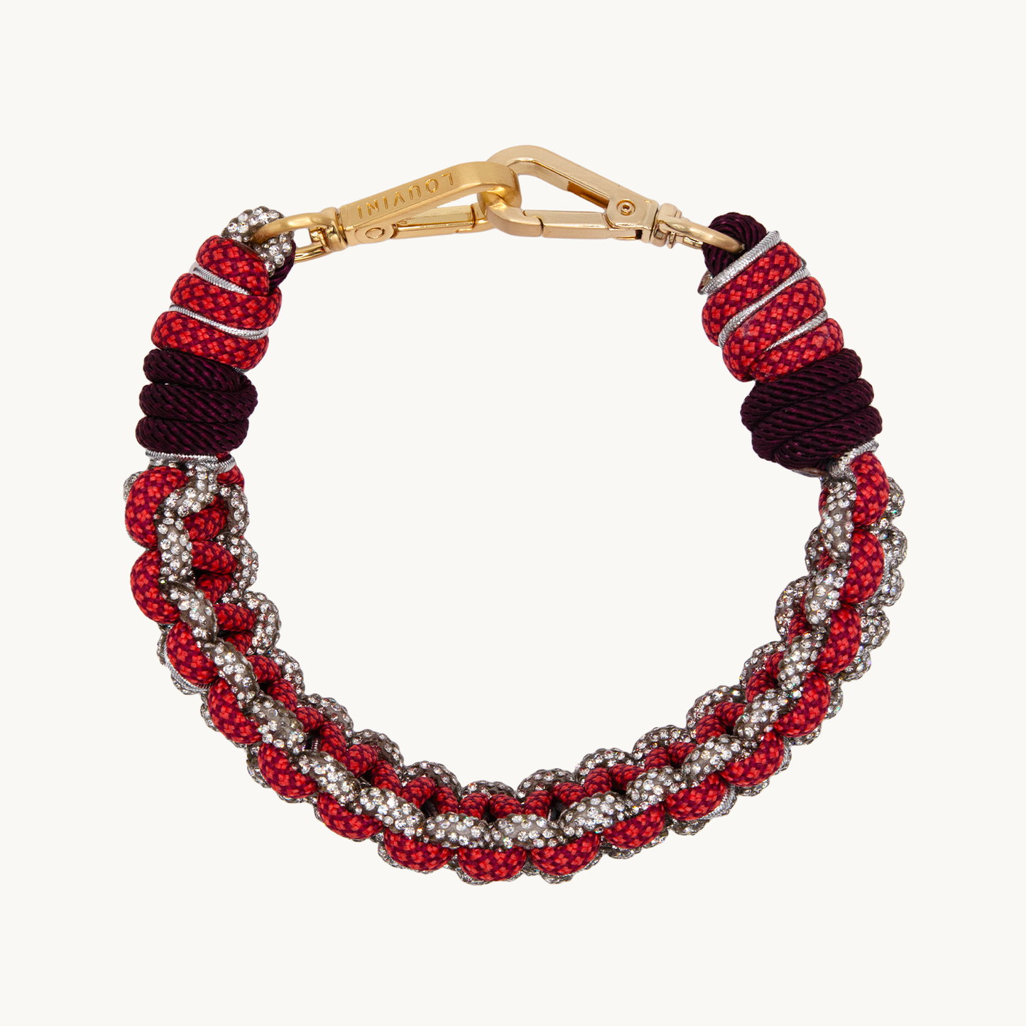 PETIT CLEO BRACELET - BURGUNDY