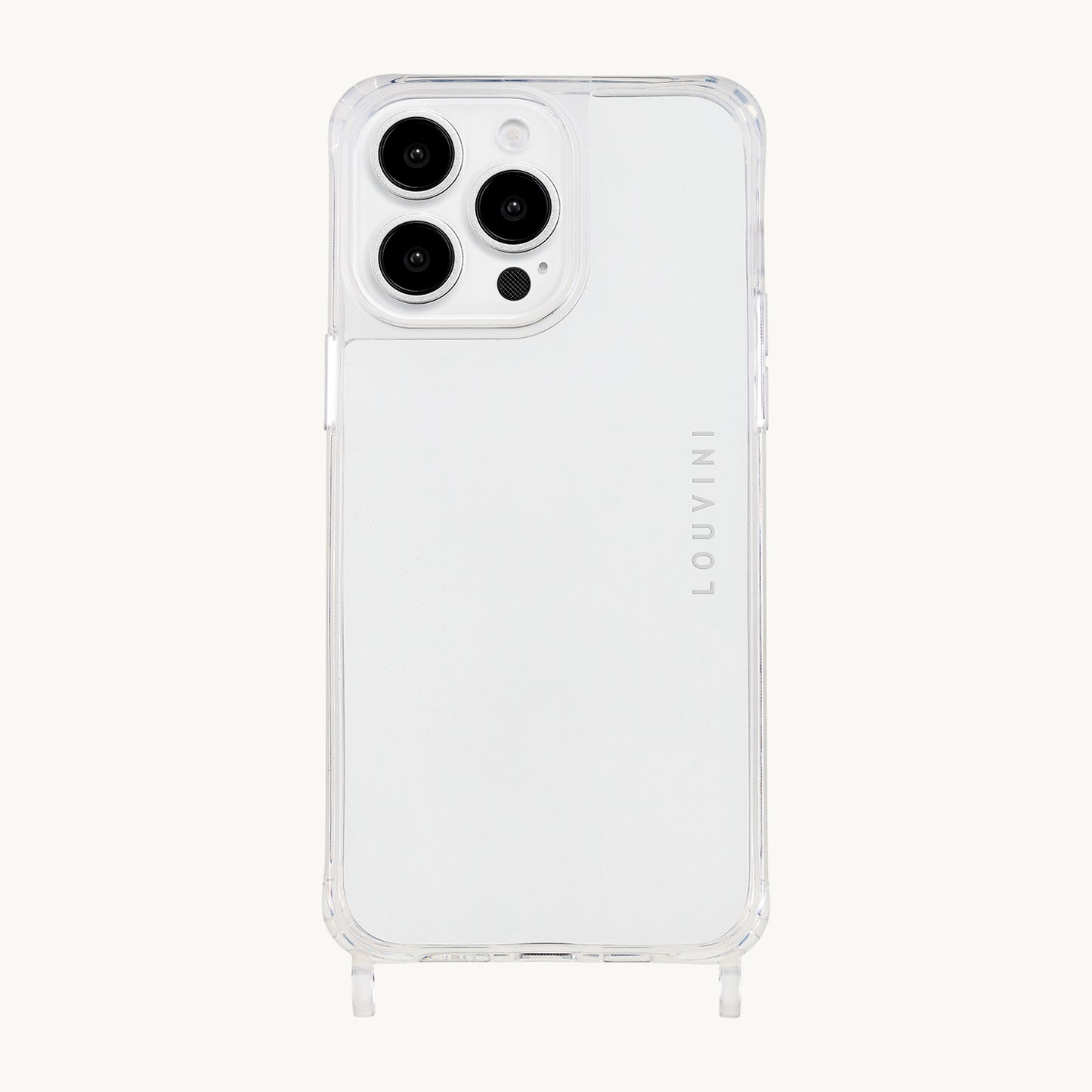 iPhone case with rings CHARLIE – Transparent