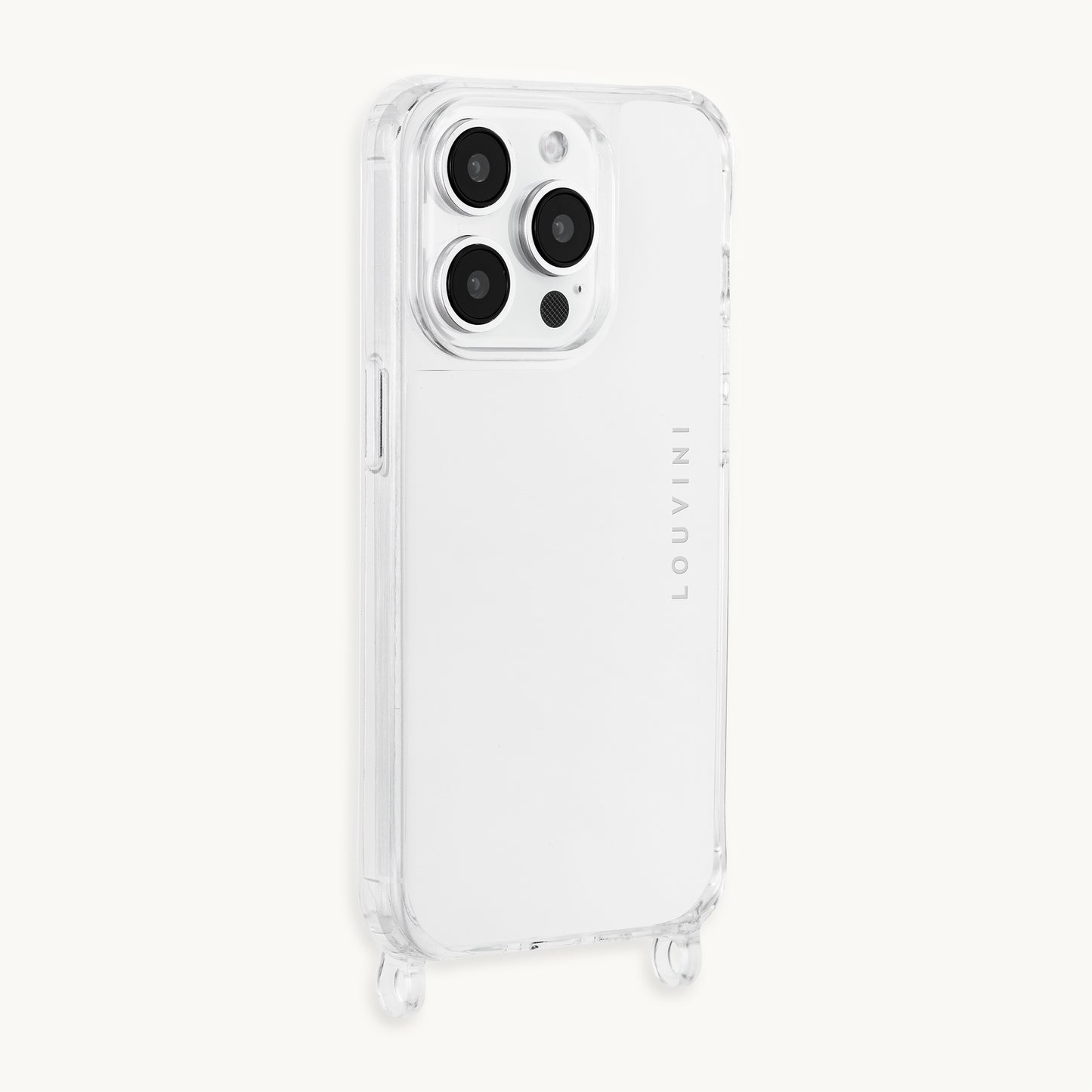 iPhone case with rings CHARLIE – Transparent