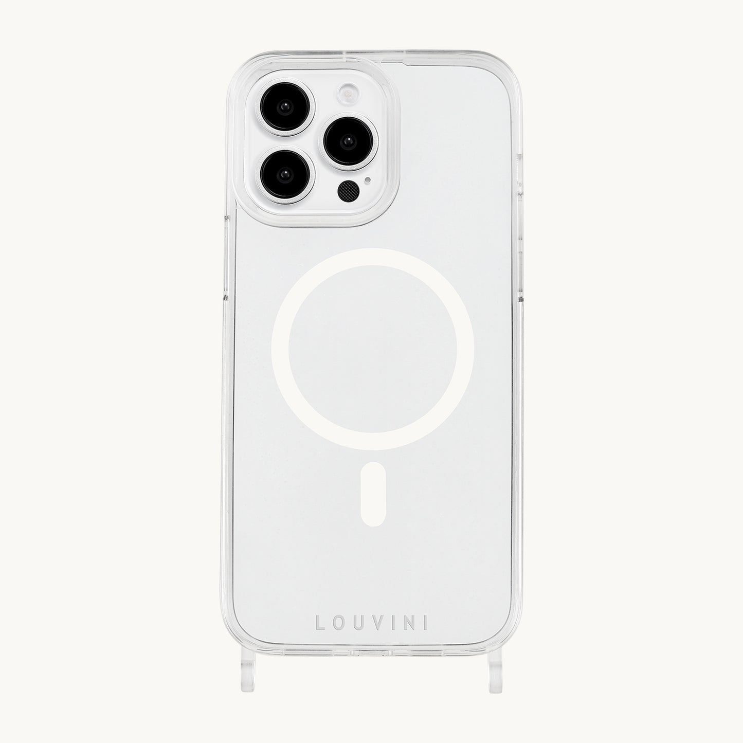 iPhone MagSafe case with rings CHARLIE – Transparent