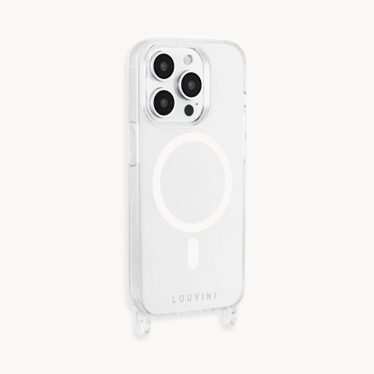 iPhone MagSafe case with rings CHARLIE – Transparent