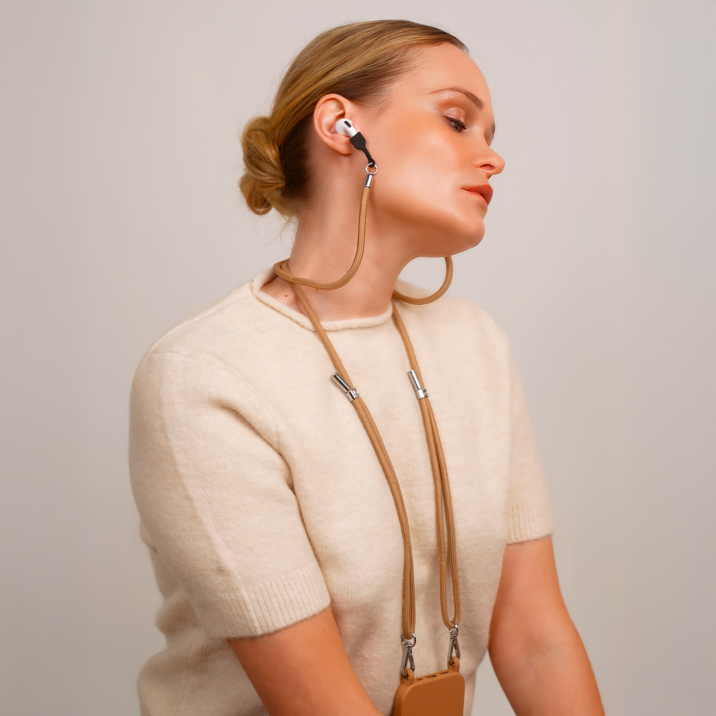 Cordon AirPods LEE - Camel