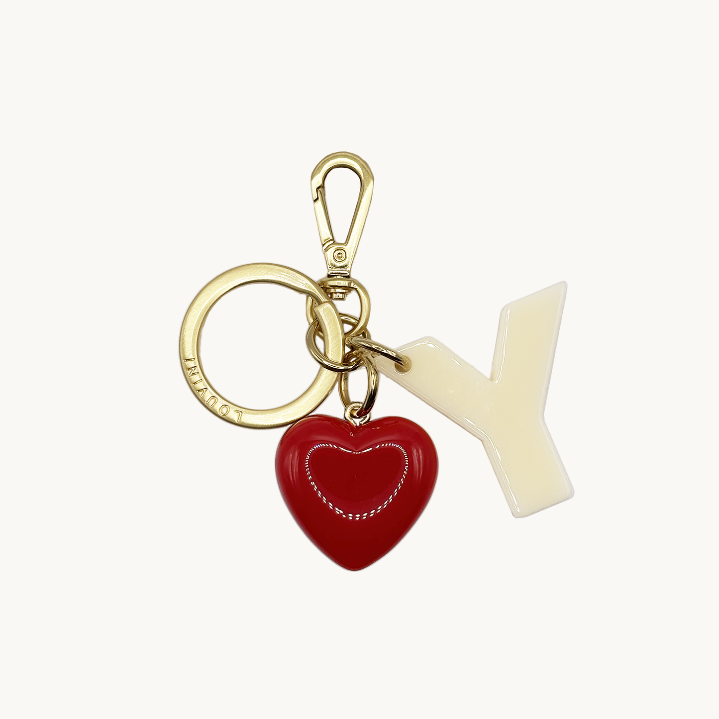 PORTE-CLÉ - LETTRE D'AMOUR Y