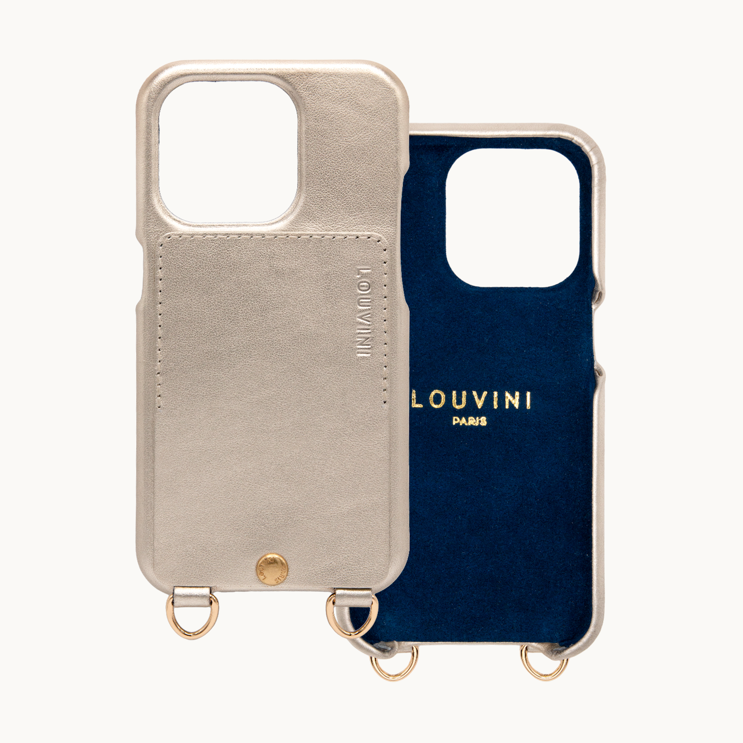LOU CASE - METALLIC GOLD-SILVER