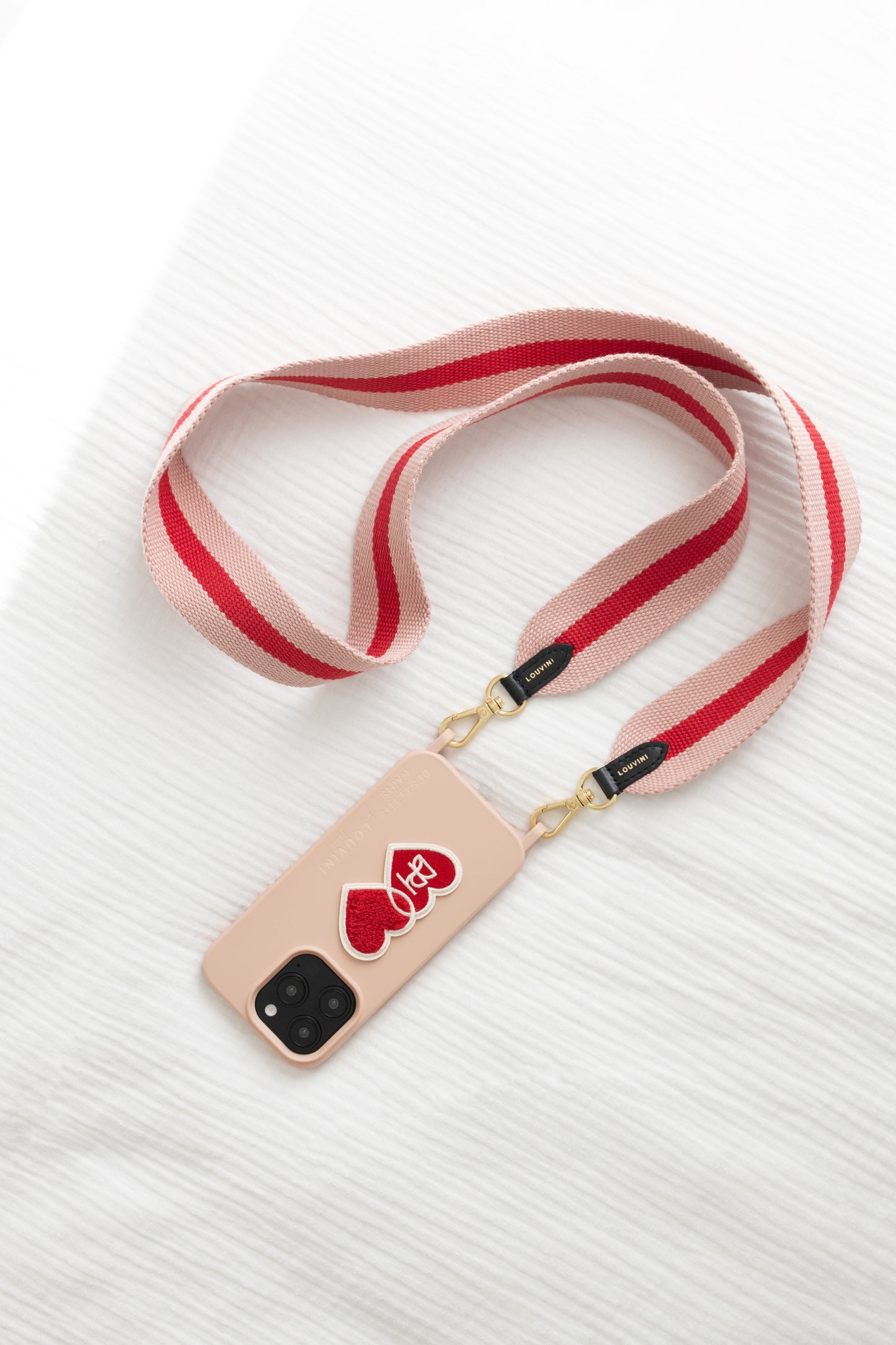 STICKER Embroidered x Des Petits Hauts - Red Heart