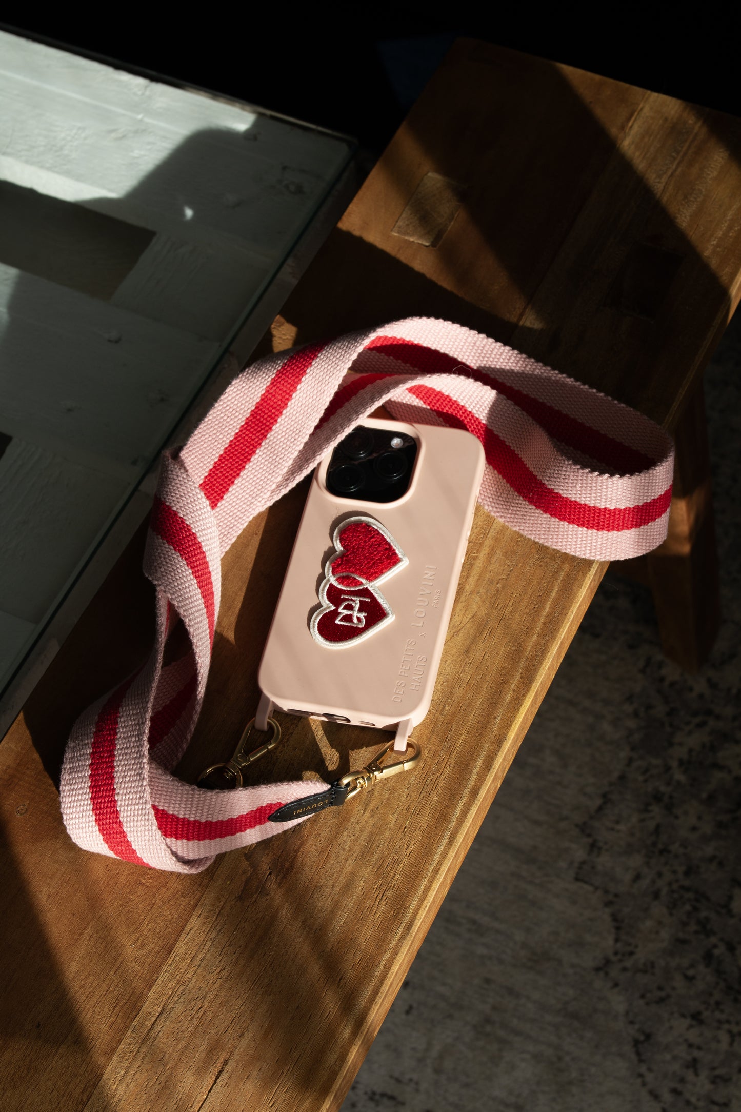 STICKER Embroidered x Des Petits Hauts - Red Heart