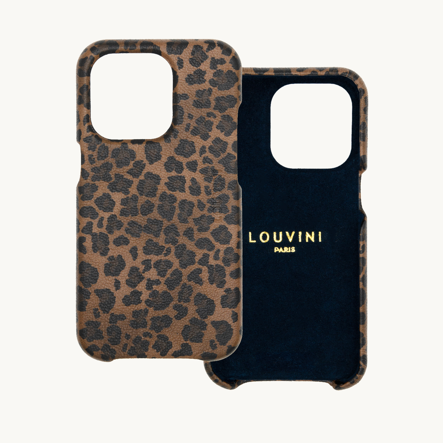 Coque iPhone MagSafe cuir MAX - Léopard
