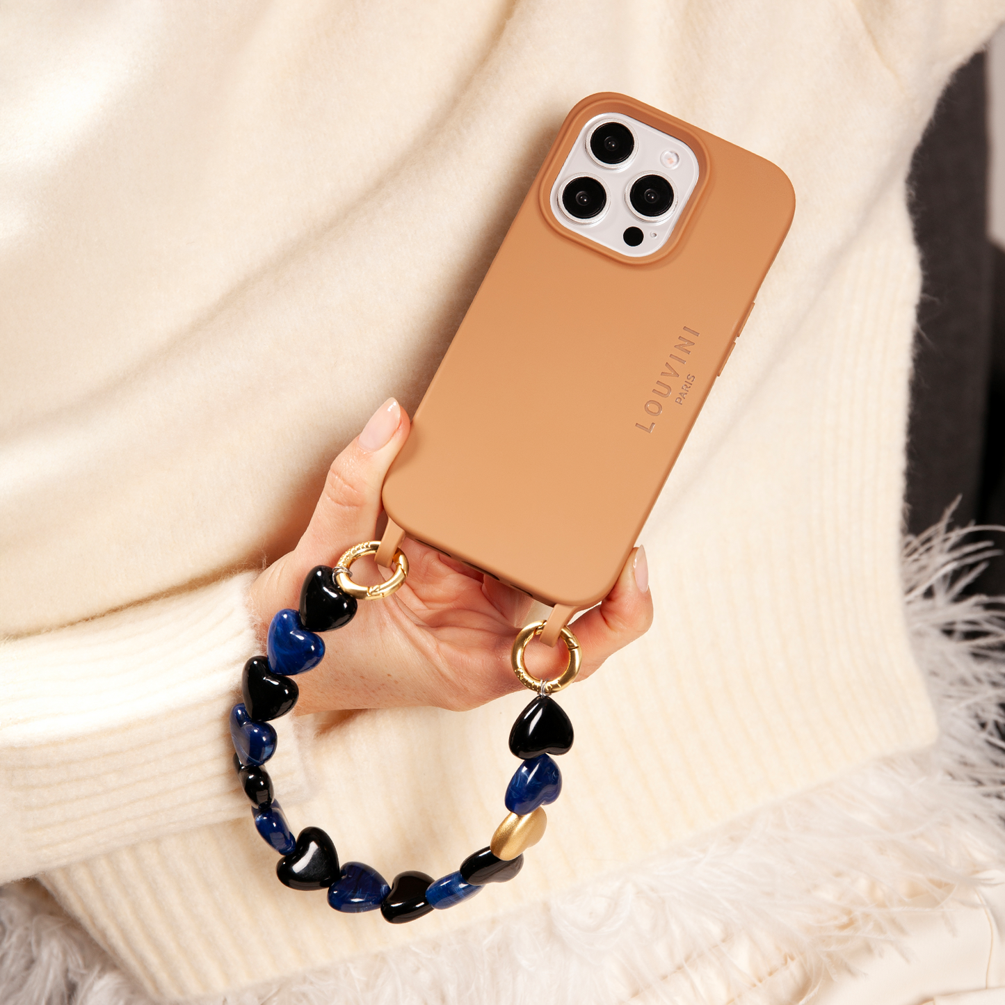iPhone MagSafe case with rings MILO – Cinnamon