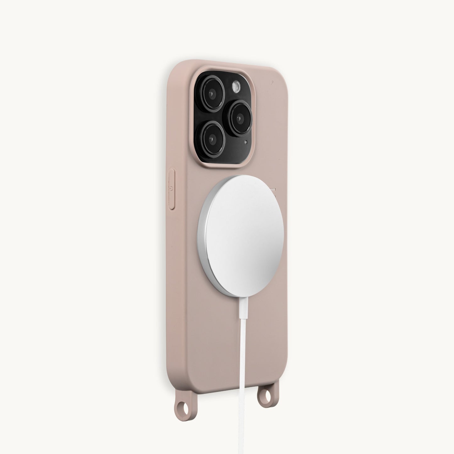 iPhone MagSafe case with rings MILO - Taupe