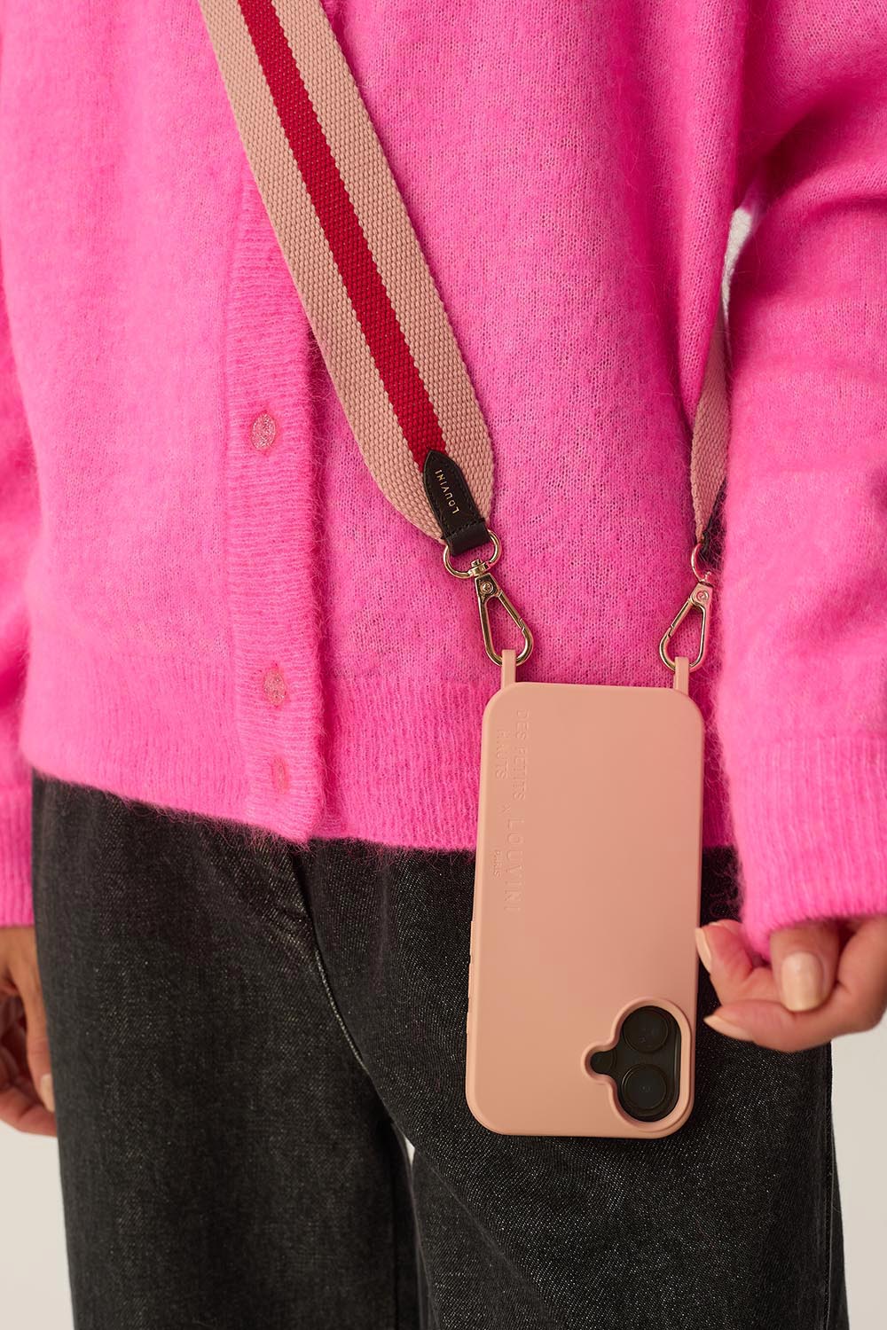 MILO iPhone MagSafe Case with rings x Des Petits Hauts - Pink