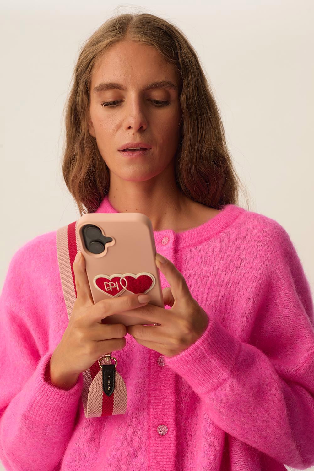 STICKER Embroidered x Des Petits Hauts - Red Heart