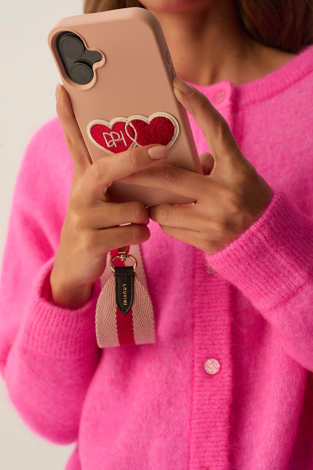 STICKER Embroidered x Des Petits Hauts - Red Heart