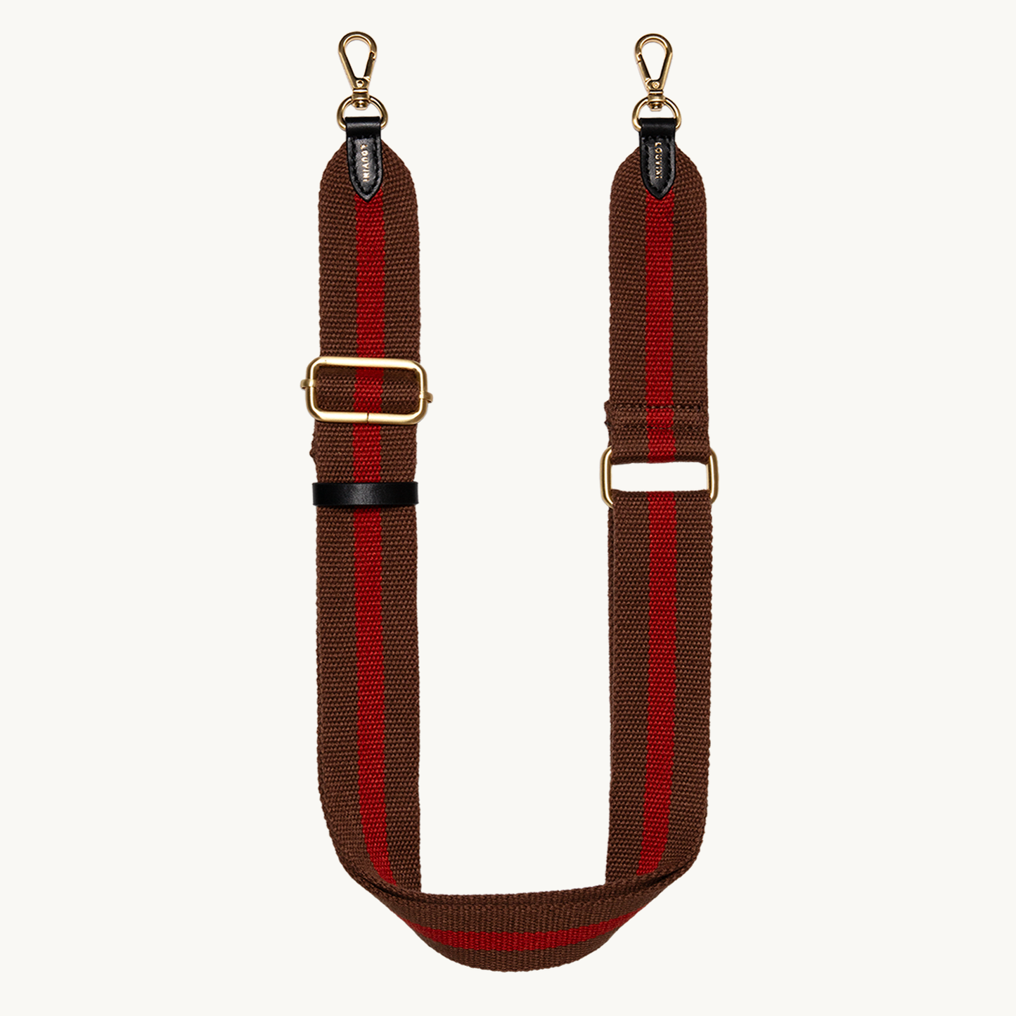 Sangle OLYMPE Marron-Bordeaux