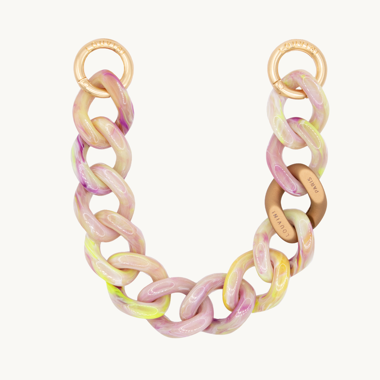 PETIT ZOE CHAIN - YELLOW-PURPLE