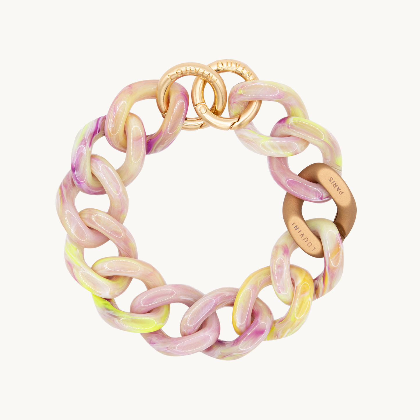 PETIT ZOE CHAIN - YELLOW-PURPLE