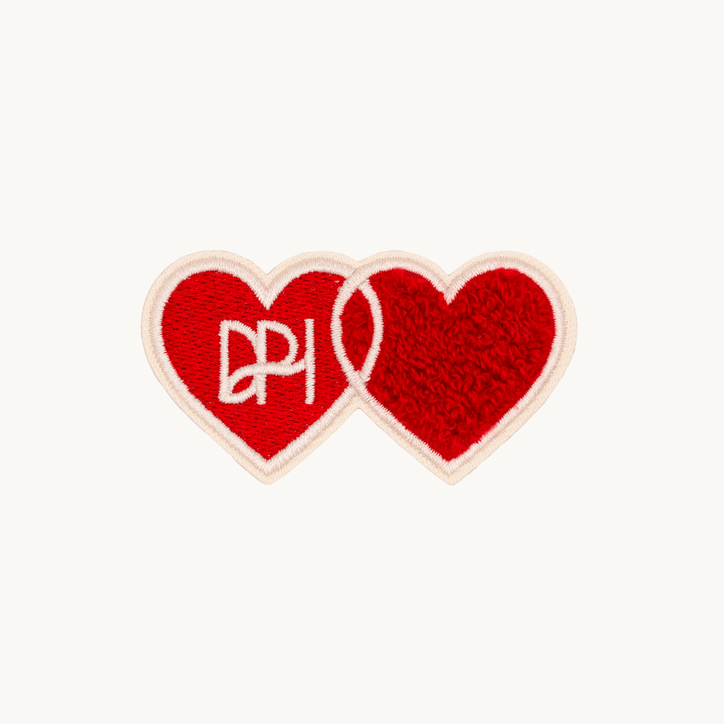 STICKER Embroidered x Des Petits Hauts - Red Heart