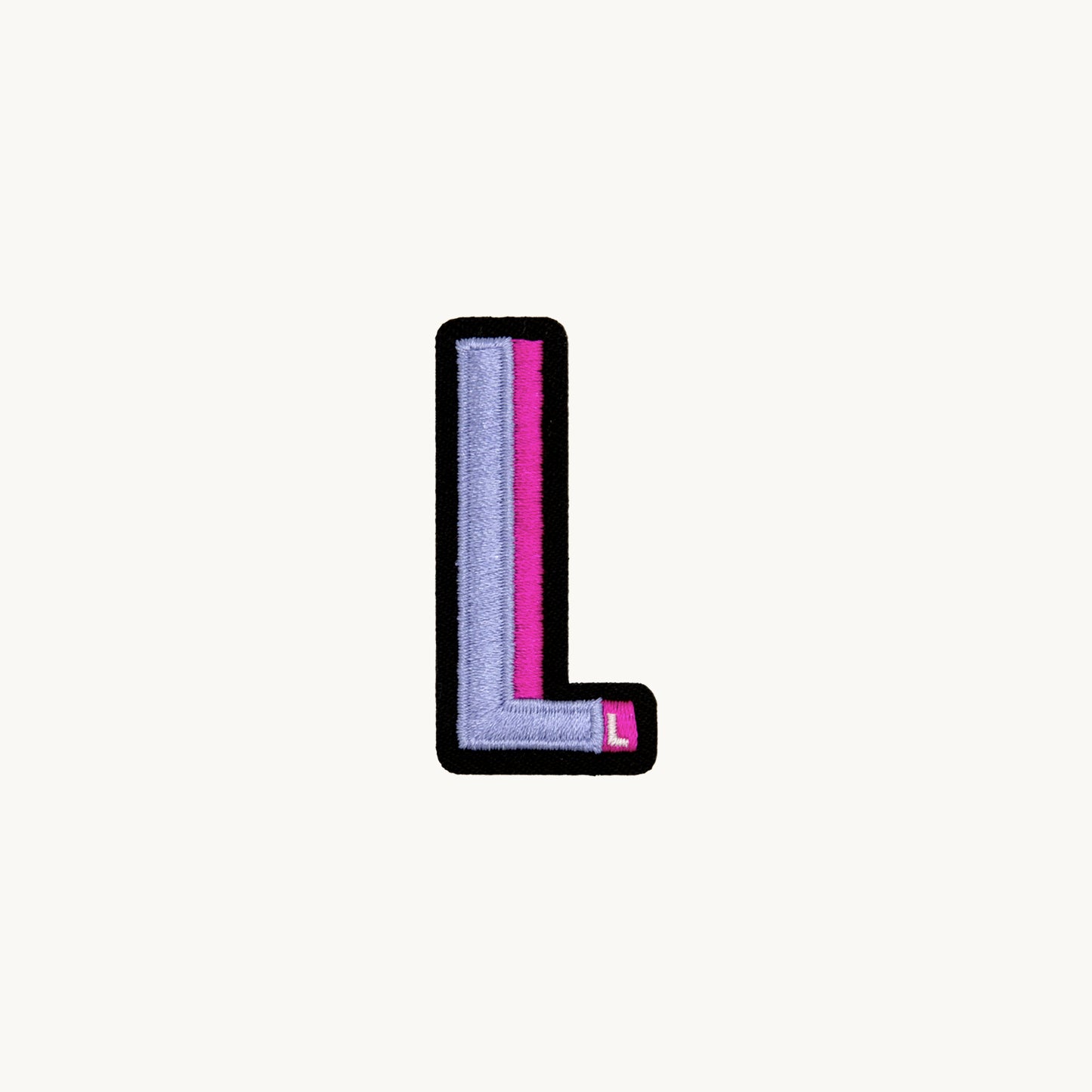 STICKER BRODÉ - LETTRE L