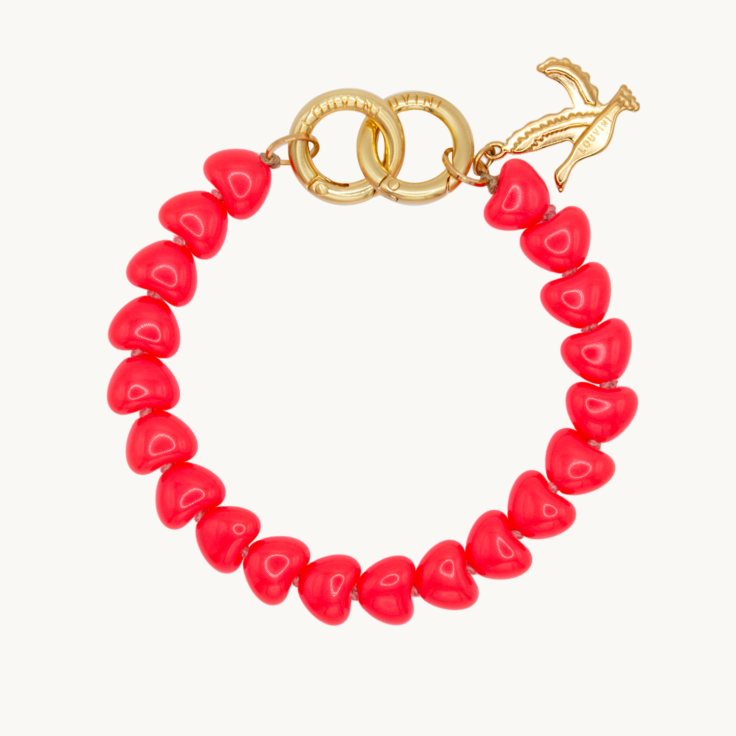 TINY CUORE Bracelet - CORAL