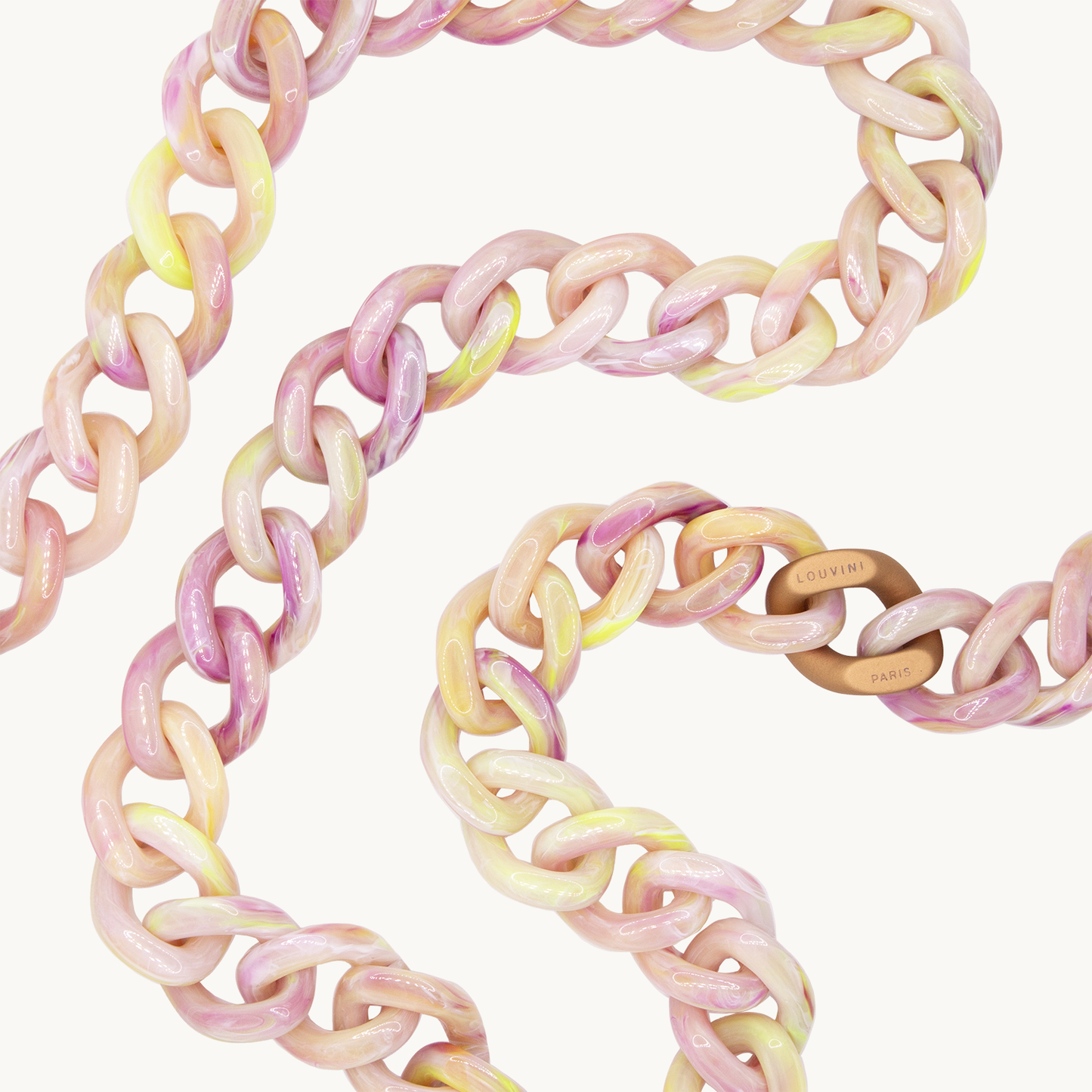 ZOE CHAIN - YELLOW-PURPLE