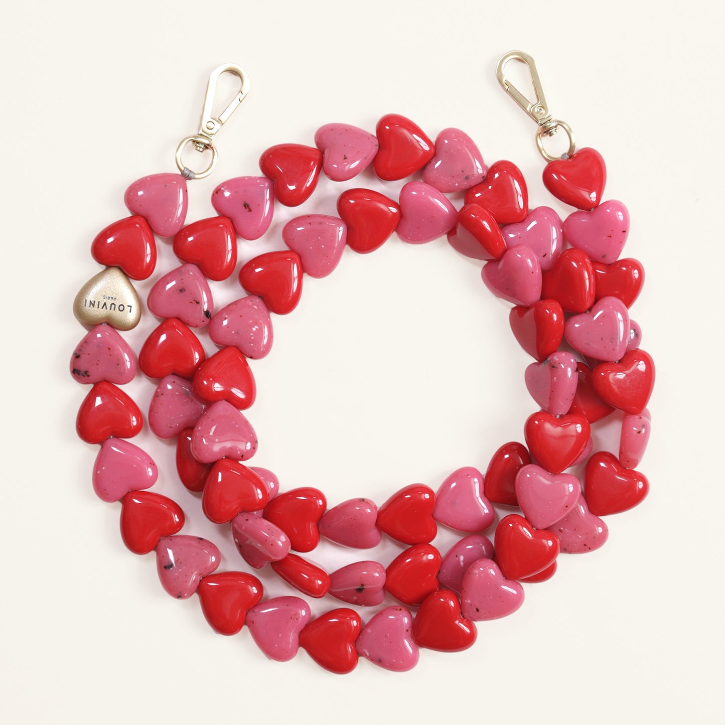CHAINE CUORE - ROSE-ROUGE