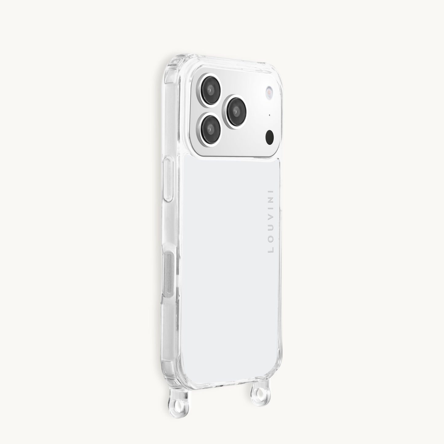 iPhone case with rings CHARLIE – Transparent