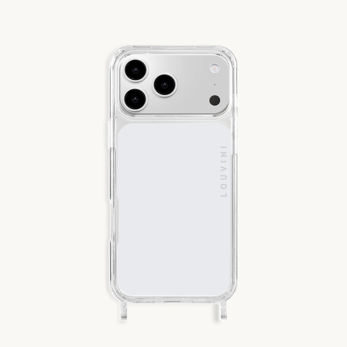 iPhone case with rings CHARLIE – Transparent