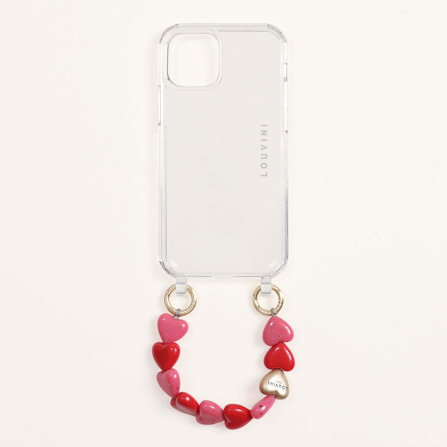 PETIT CUORE CHAIN - PINK-RED