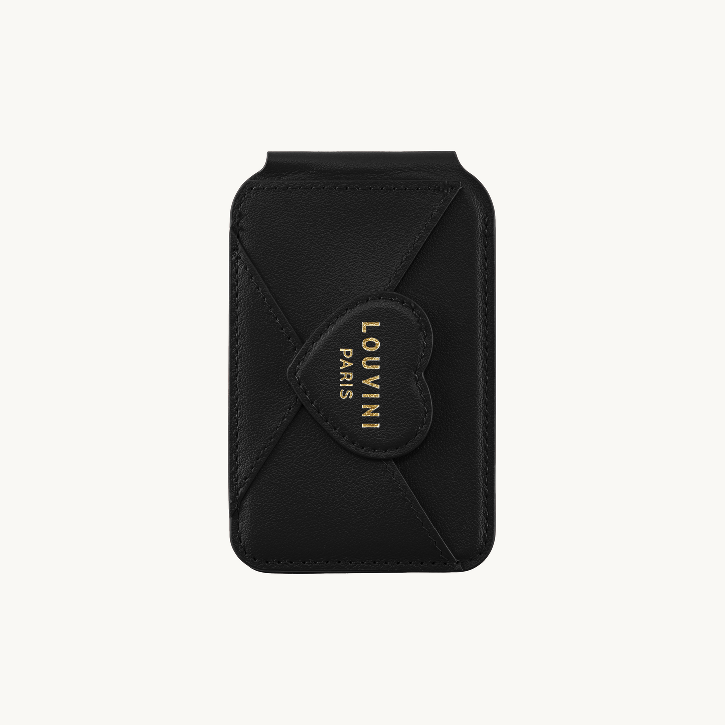 Porte-carte miroir iPhone MagSafe CHÉRIE - Noir