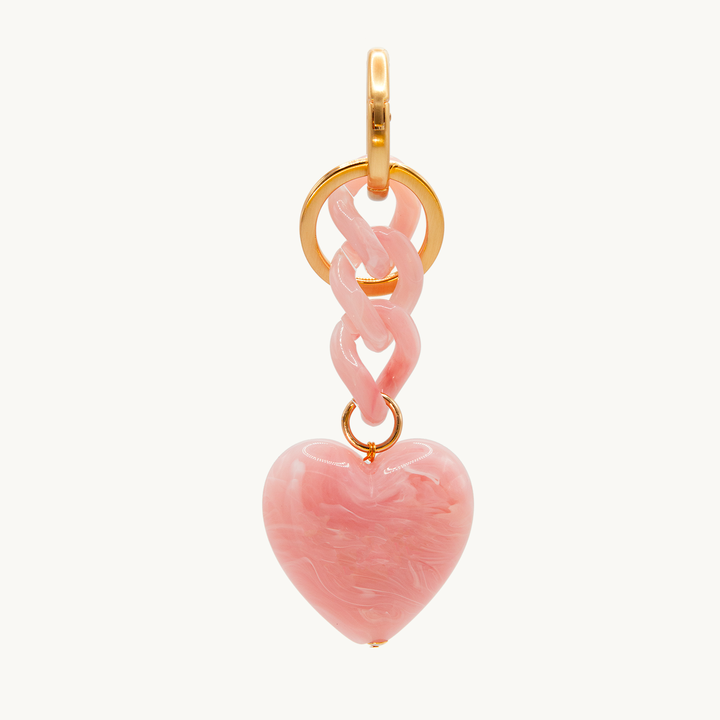 GRAND COEUR KEY RING - Pink