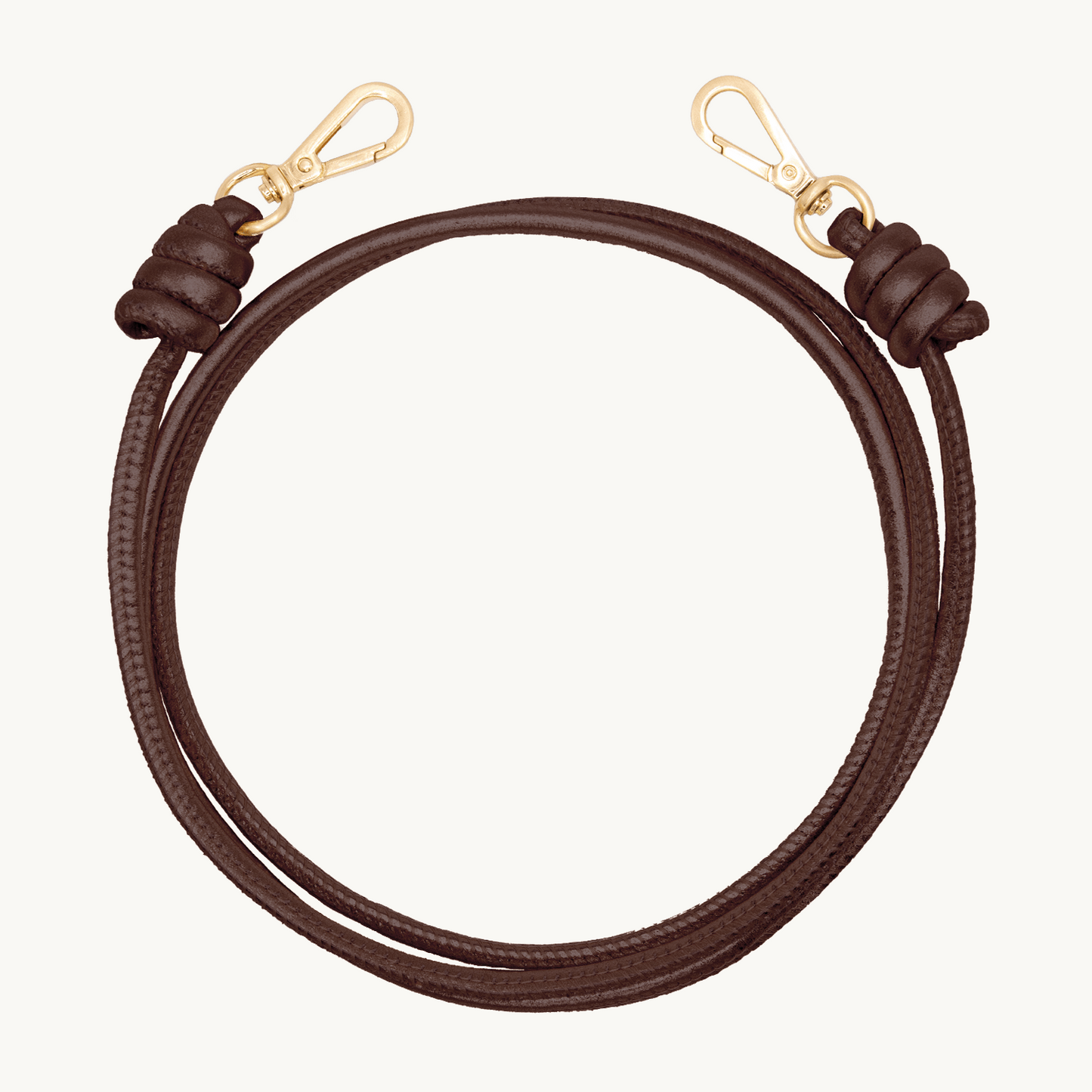 KATE LEATHER CORD - BROWN