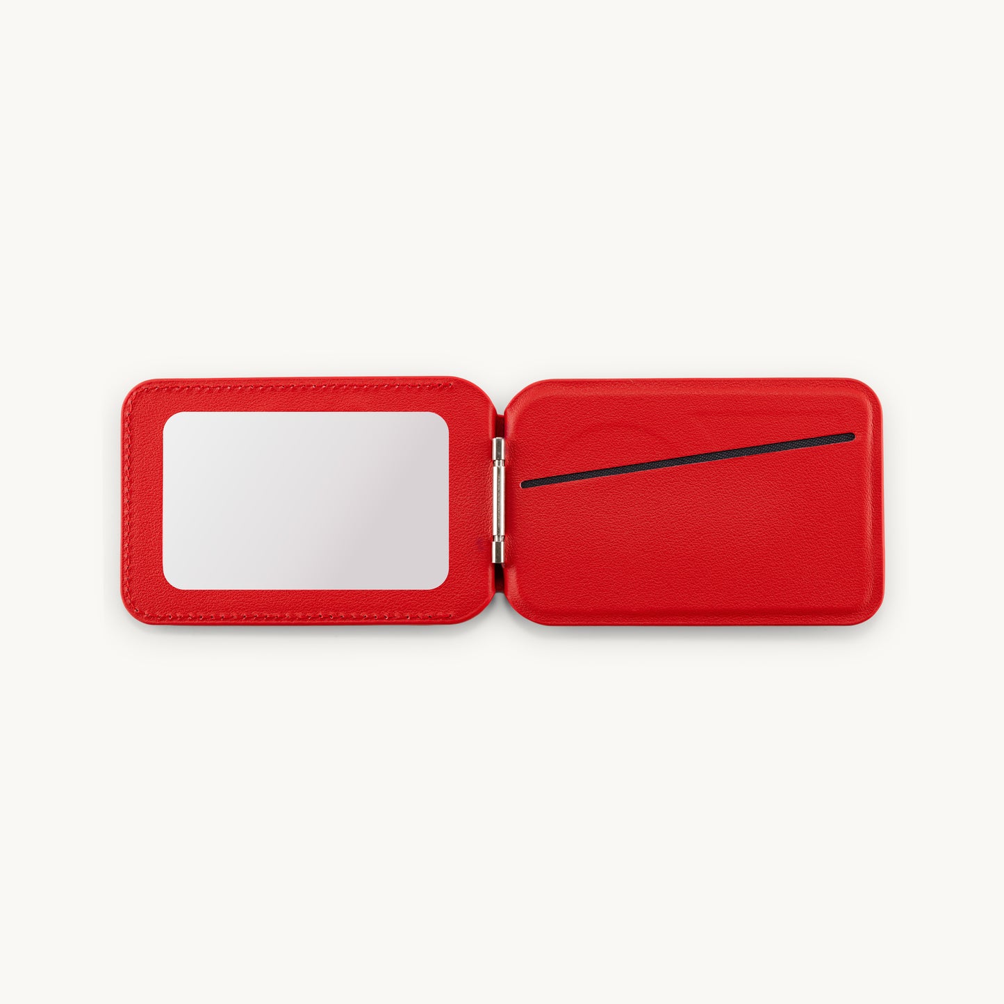CHERIE MagSafe iPhone card holder - Red