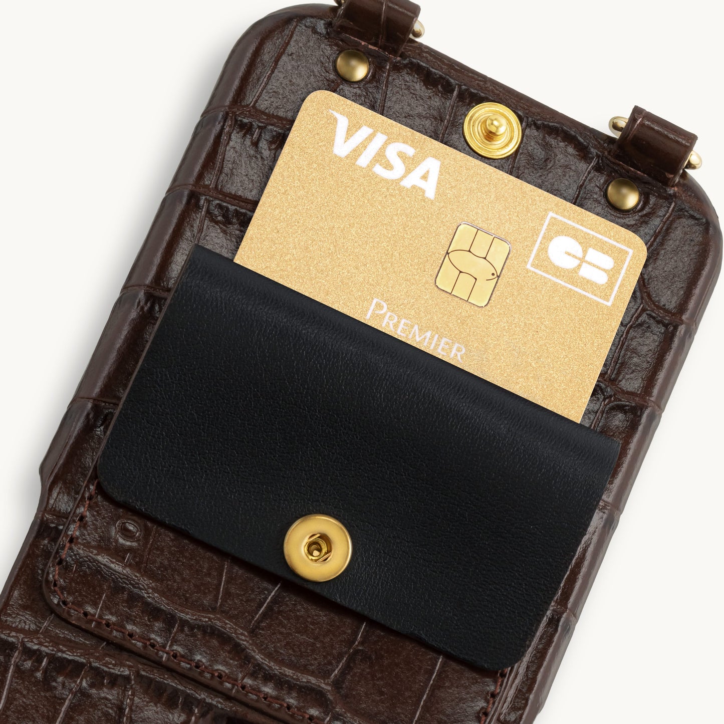 LOU CASE - Crocodile Brown