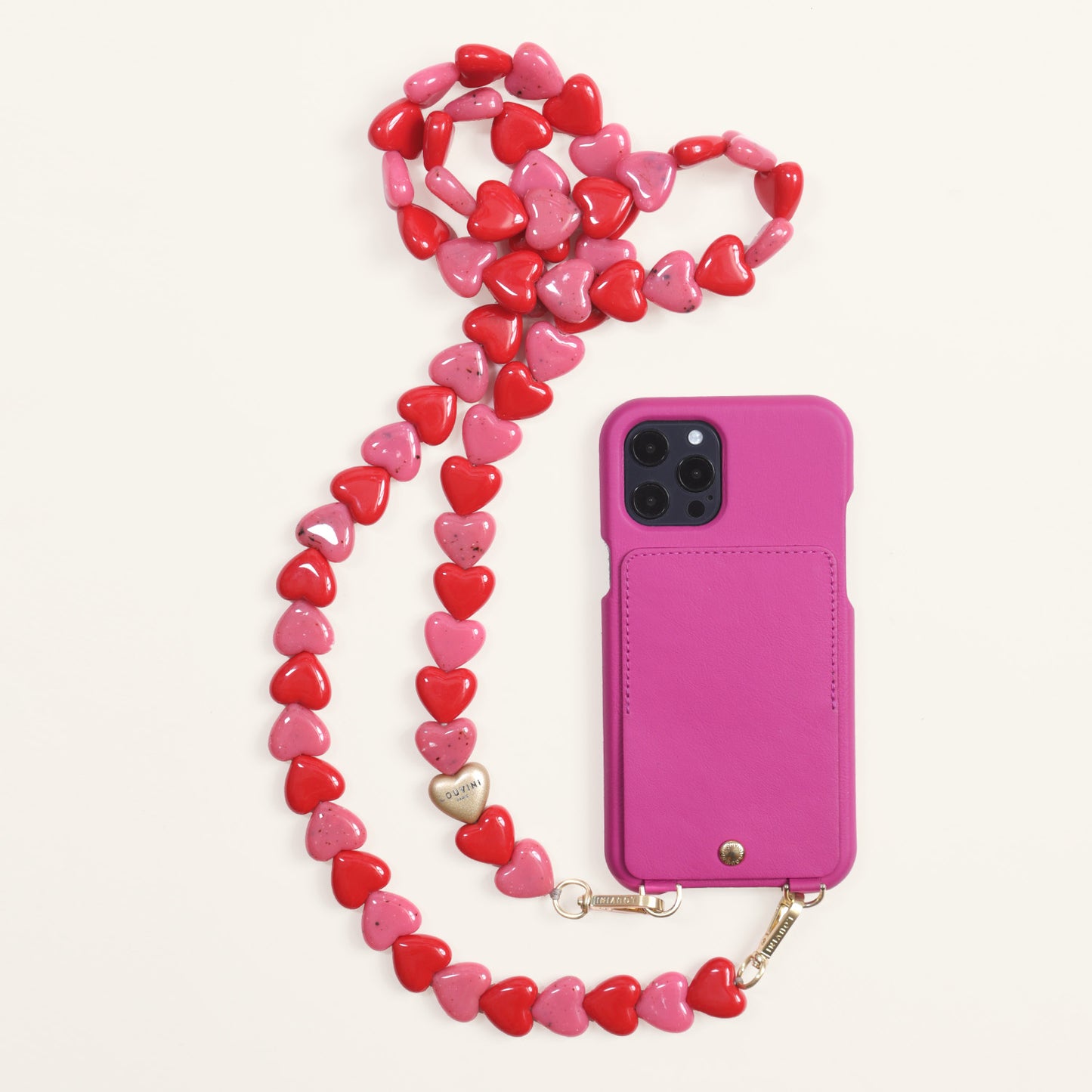 CHAINE CUORE - ROSE-ROUGE
