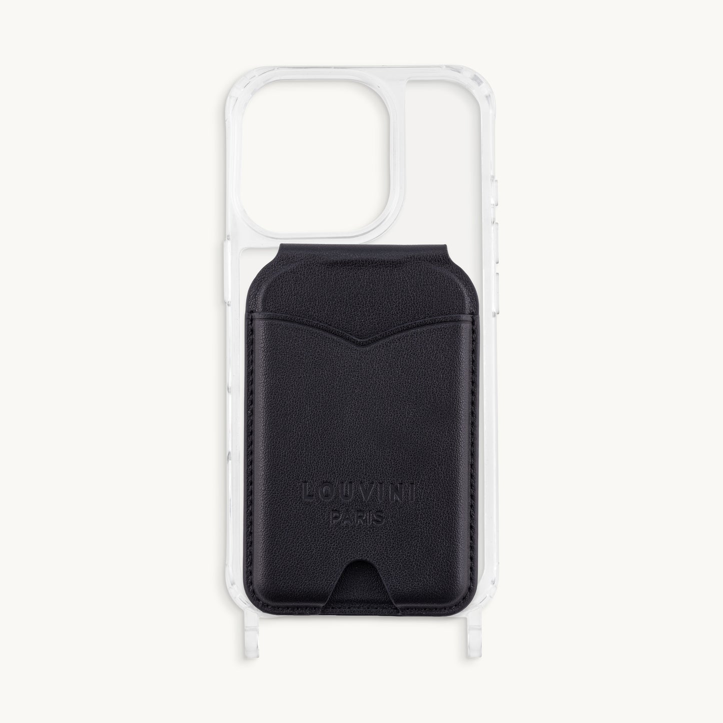 Porte-carte miroir iPhone MagSafe CASEY - Noir