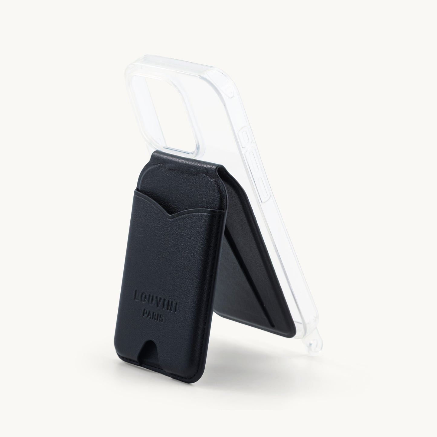 Porte-carte miroir iPhone MagSafe CASEY - Noir