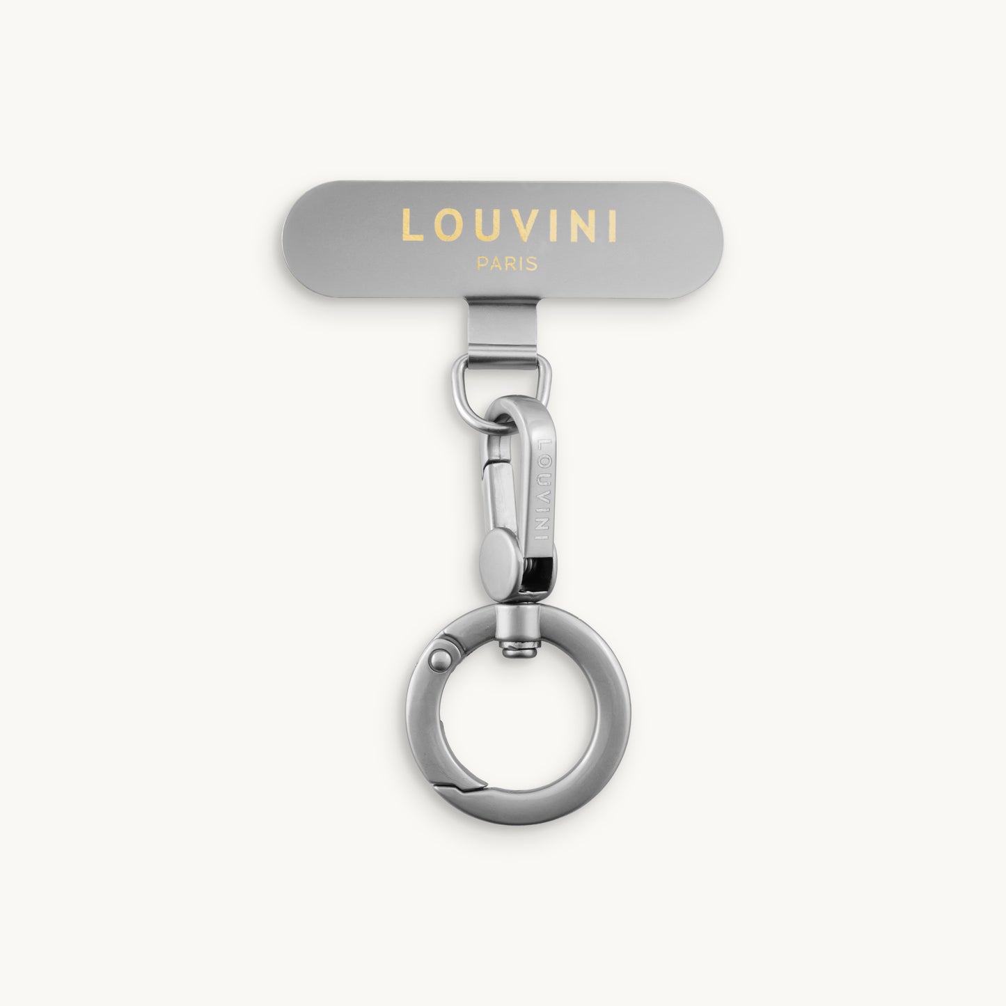 ADAPTATEUR COQUE-BANDOULIERE UNIVERSEL YUKI - ARGENTE