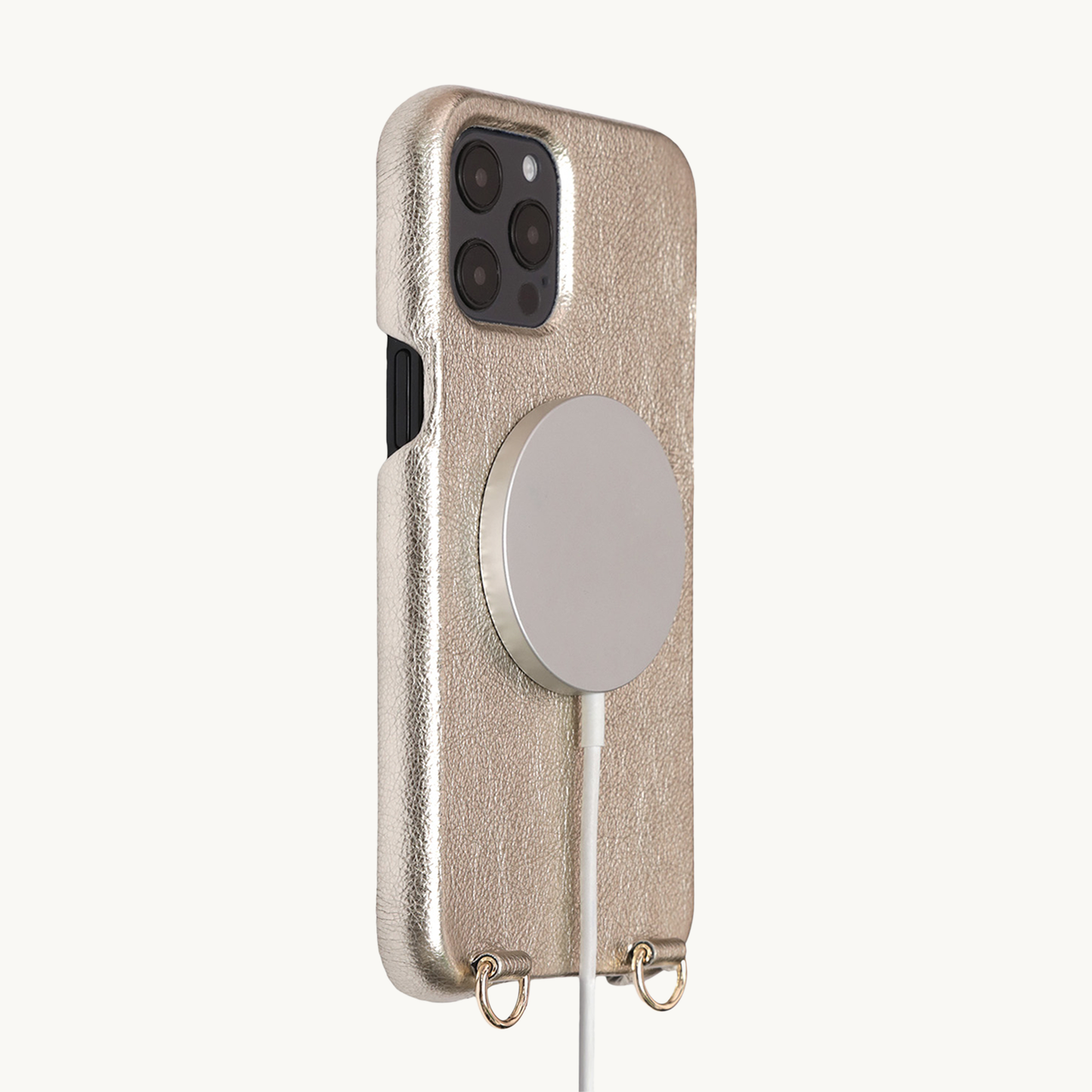 MAX MAGSAFE CASE - METALLIC GOLD-SILVER 