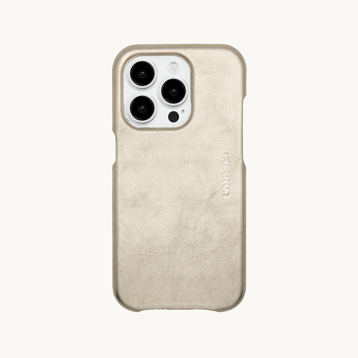 COQUE MAX MAGSAFE SANS ANNEAUX - DORÉ-ARGENTÉ MÉTALLISÉ