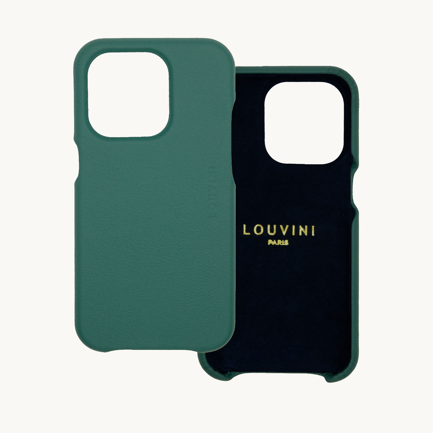Coque iPhone MagSafe cuir MAX - Emeraude