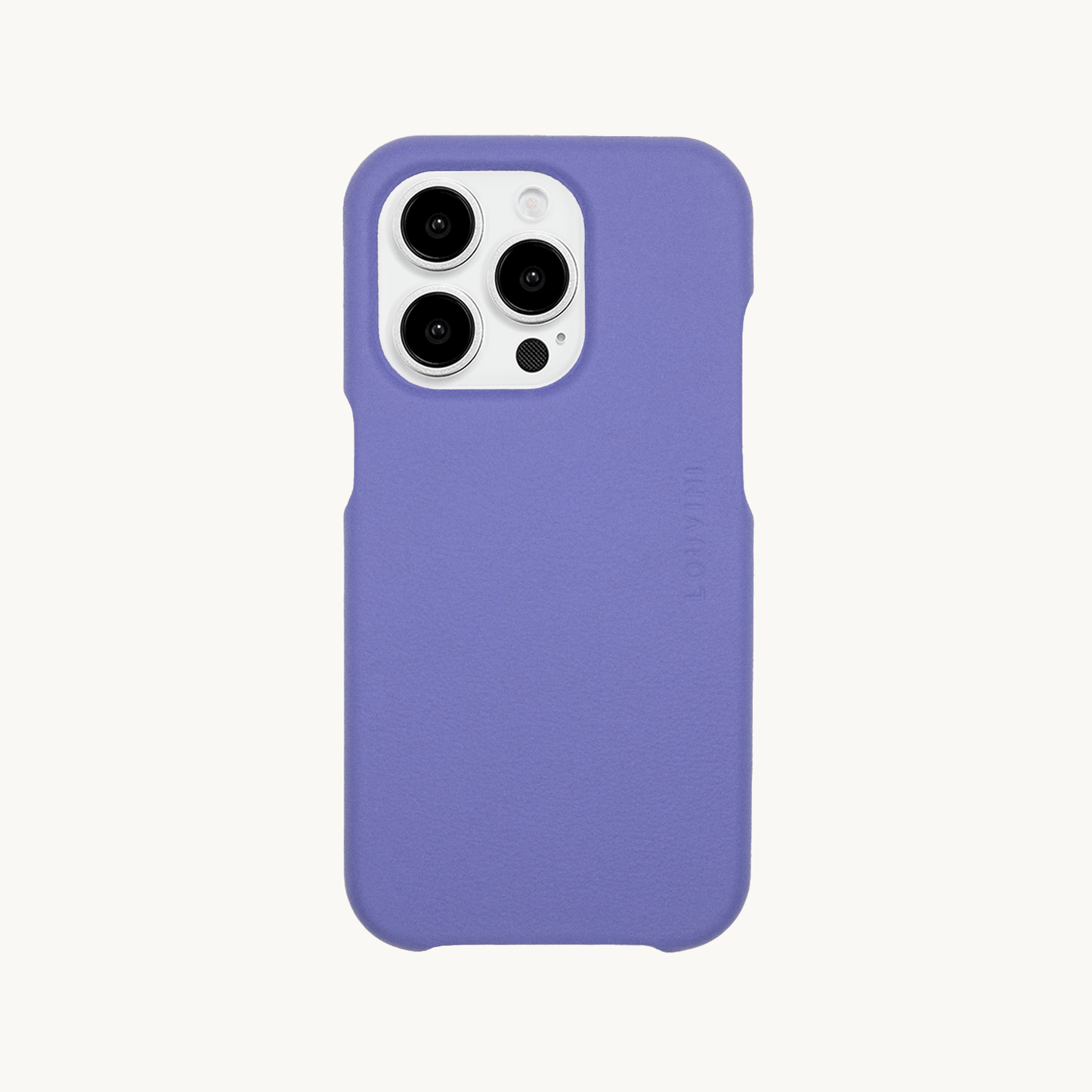 Coque iPhone MagSafe cuir MAX - Violet
