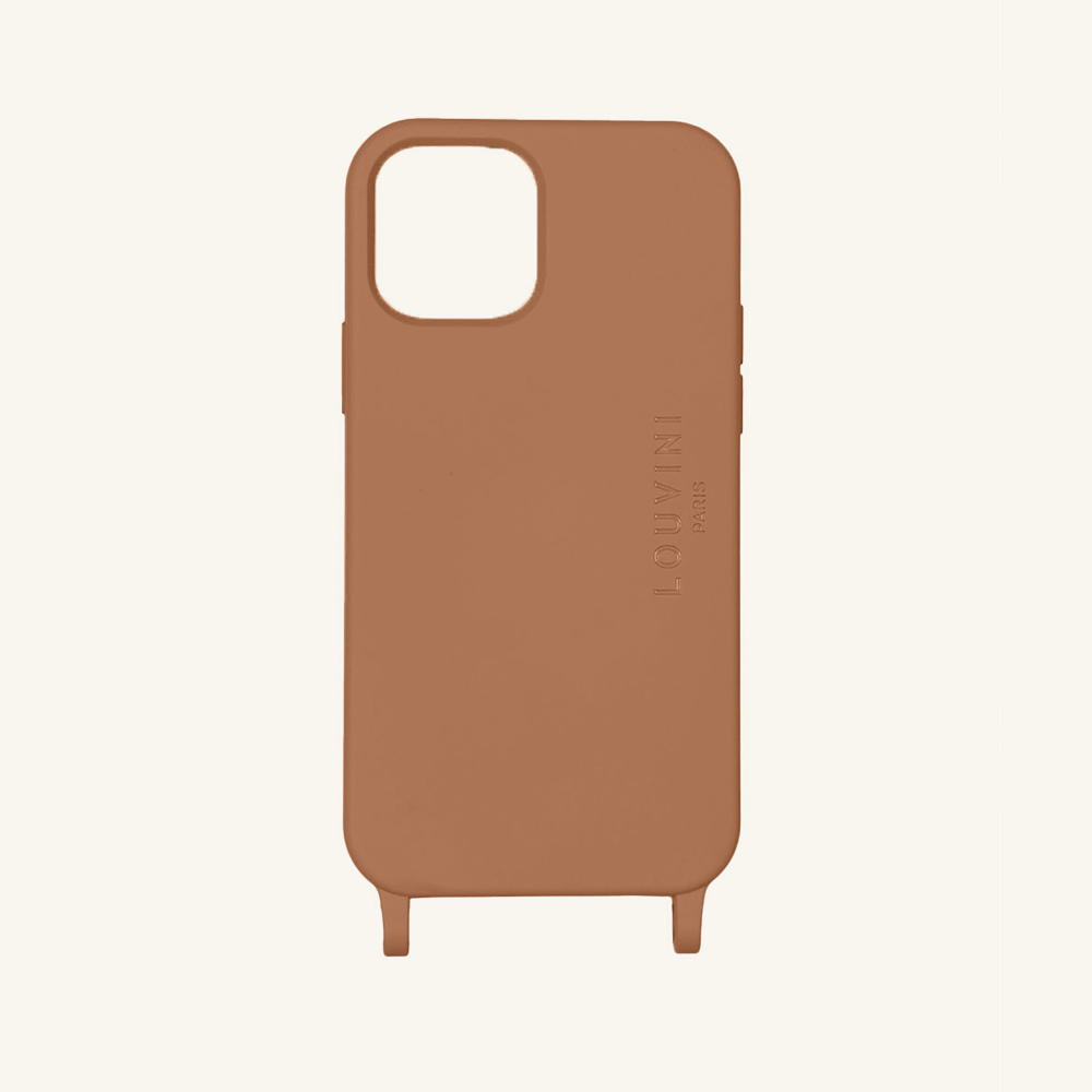Coque iPhone MagSafe avec anneaux MILO - Cannelle