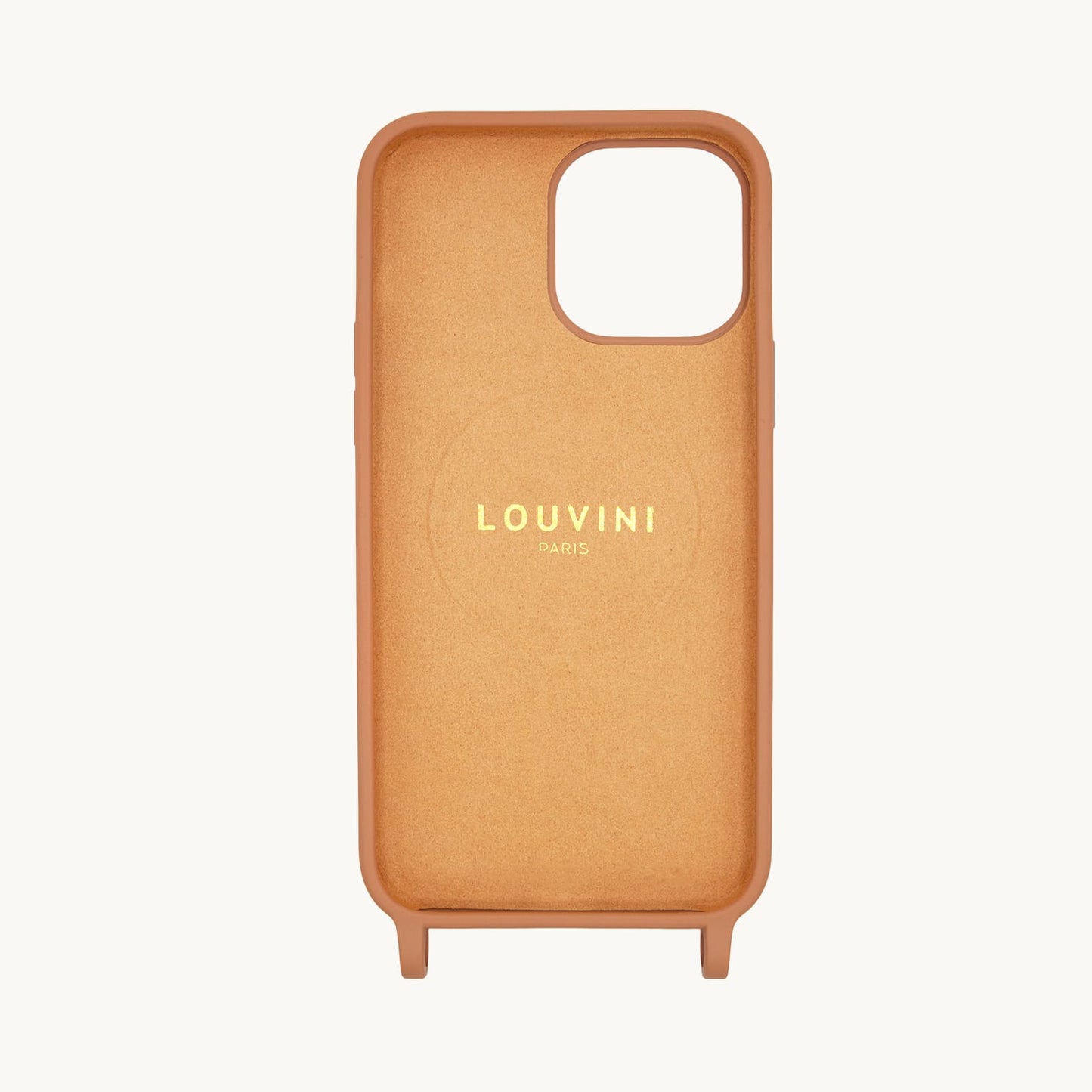 Coque iPhone MagSafe avec anneaux MILO - Cannelle