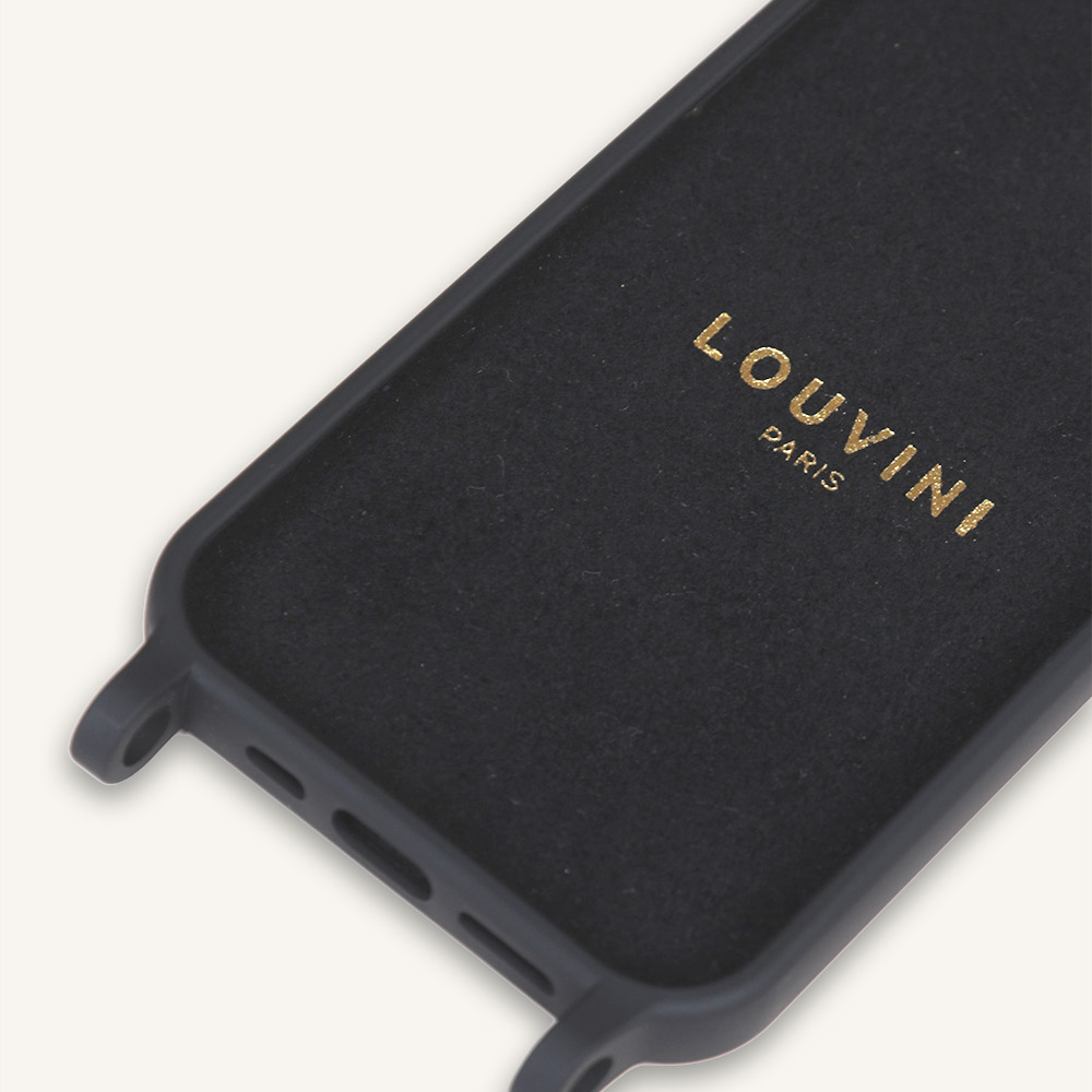 Coque iPhone MagSafe avec anneaux MILO - Noir