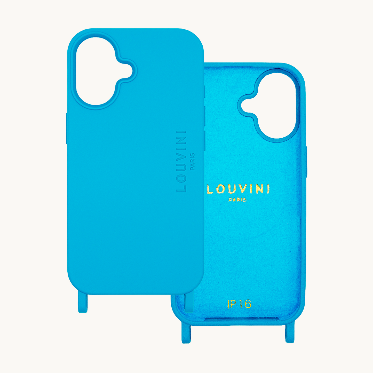 iPhone MagSafe case with rings MILO - Blue