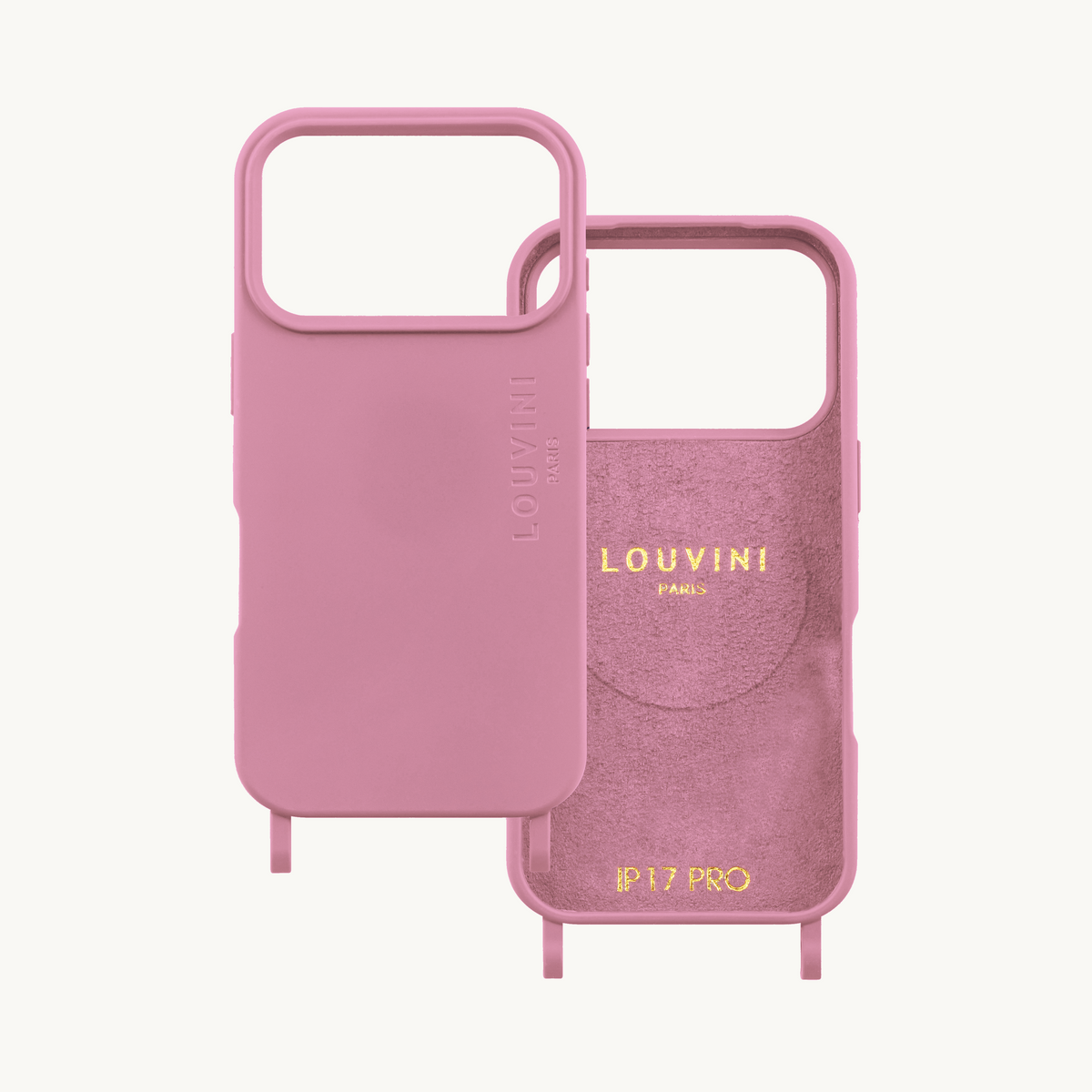Coque iPhone MagSafe Case with Rings MILO - Dusty Pink