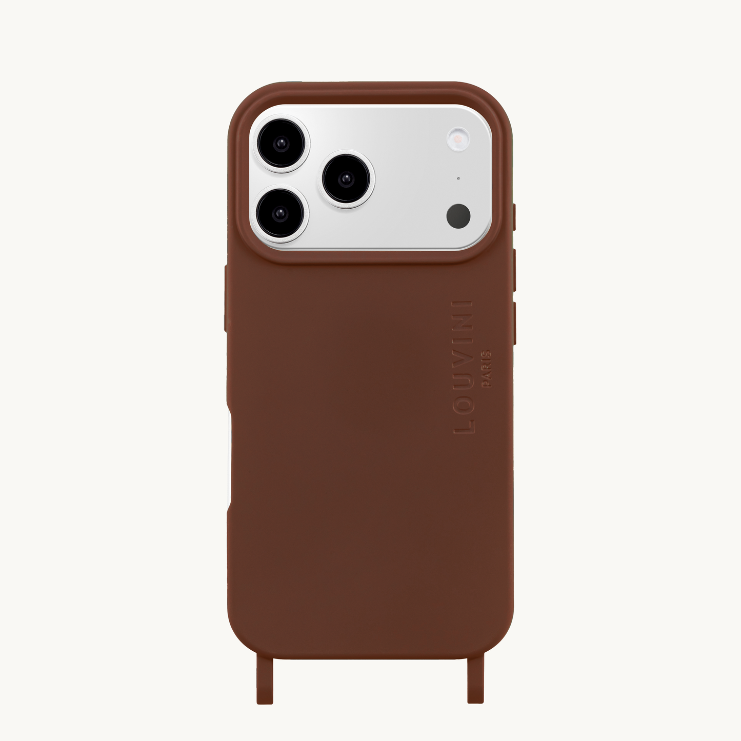 iPhone MagSafe case with rings MILO – Brown