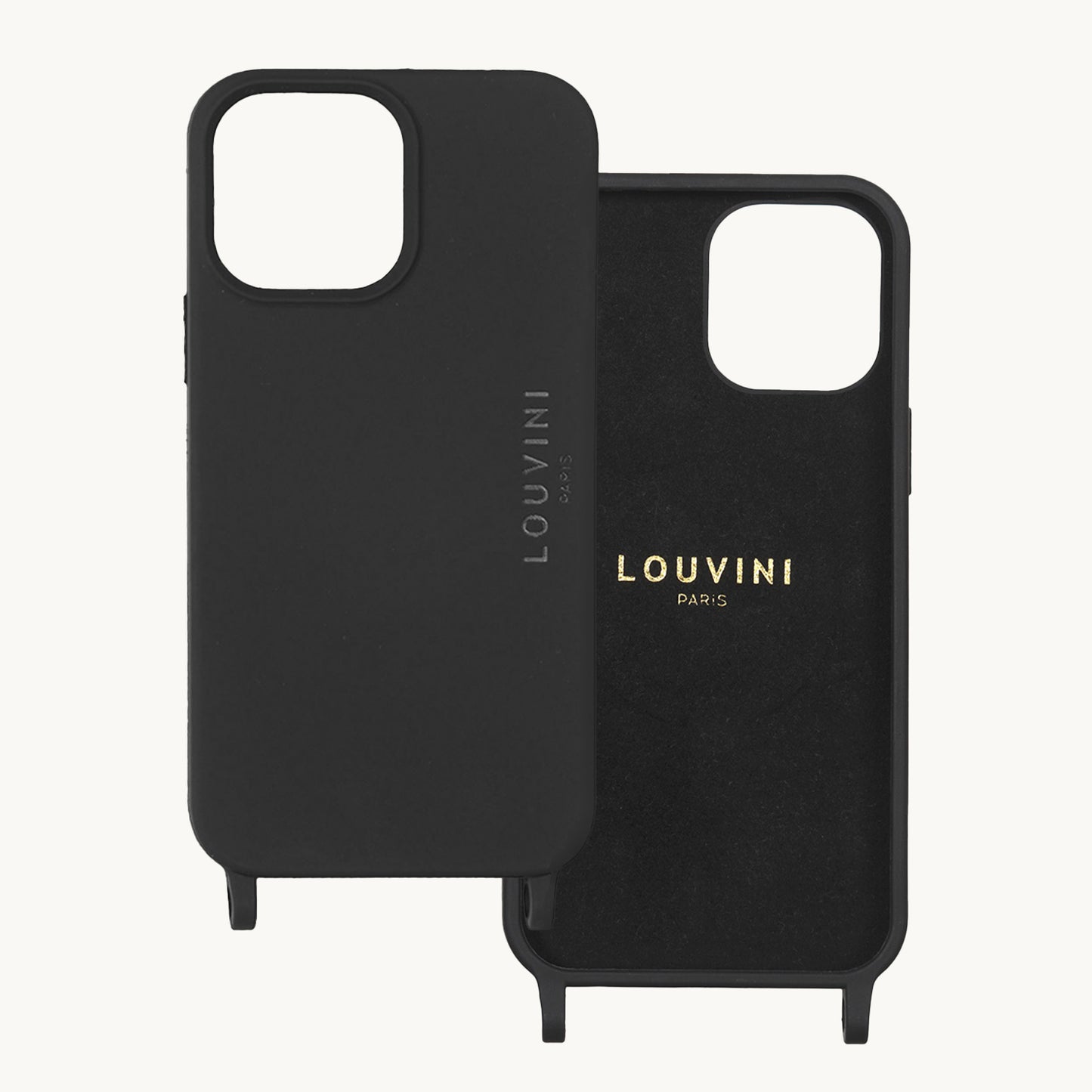 Coque iPhone MagSafe avec anneaux MILO - Noir
